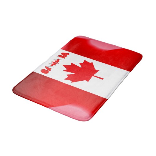 Tapis De Bain Drapeau canadien (Angle)