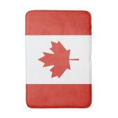 Tapis De Bain Drapeau canadien patriotique (Devant (Vertical))