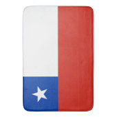 Tapis De Bain Drapeau Chili (devant Vertical)