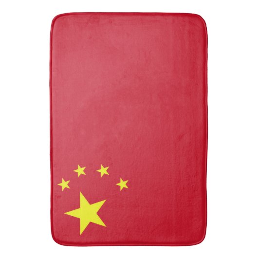 Tapis De Bain Drapeau Chine (devant Vertical)