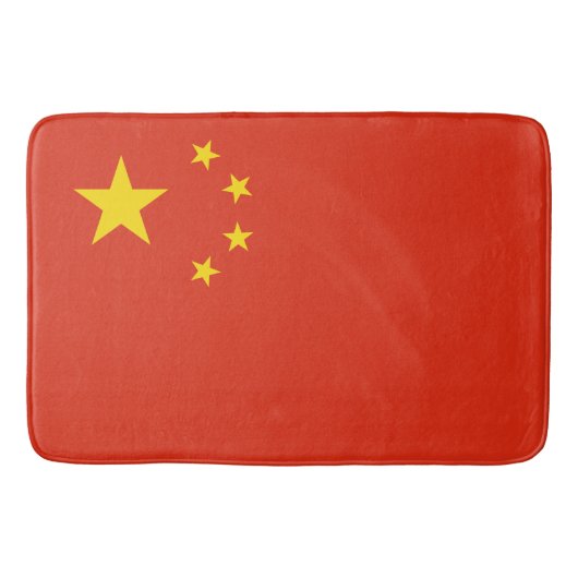 Tapis De Bain Drapeau chinois (Chine) (Devant)