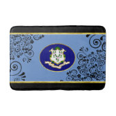 Tapis De Bain Drapeau Connecticut (Devant)