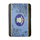 Tapis De Bain Drapeau Connecticut (Devant (Vertical))
