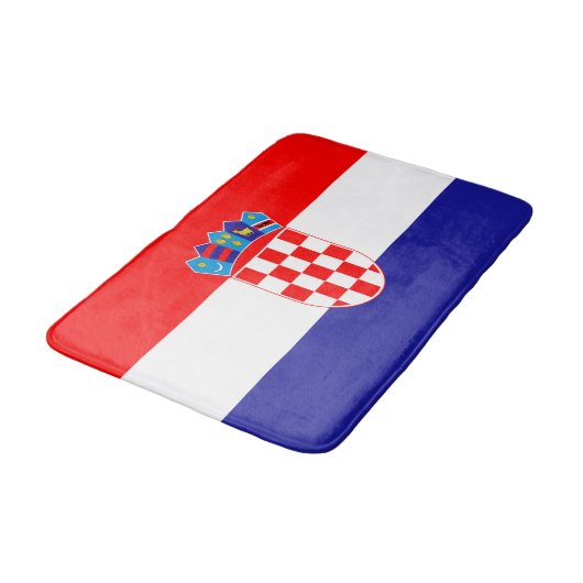 Tapis De Bain Drapeau croate (Angle)