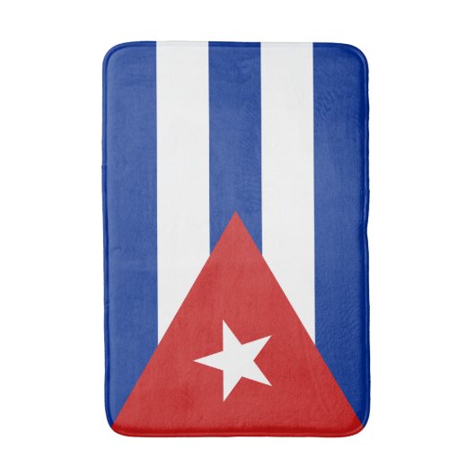 Tapis De Bain Drapeau Cuba (Devant (Vertical))