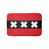 Tapis De Bain Drapeau d'Amsterdam, Pays-Bas (Devant)