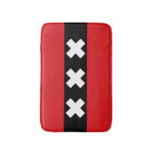 Tapis De Bain Drapeau d'Amsterdam, Pays-Bas Bathroom Mat (Devant (Vertical))