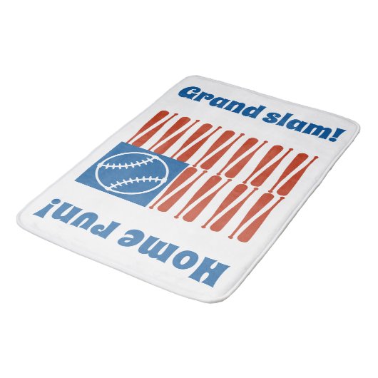 Tapis De Bain Drapeau de baseball (Angle)