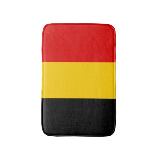 Tapis De Bain Drapeau de Belgique (Devant (Vertical))