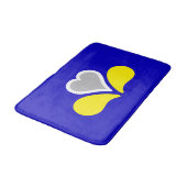 Tapis De Bain Drapeau de Bruxelles, Belgique Bath Mat (Angle)
