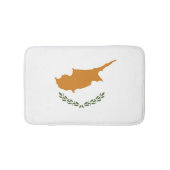 Tapis De Bain Drapeau de Chypre (Devant)