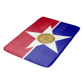 Tapis De Bain Drapeau de Dallas (Texas) (Angle)
