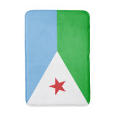 Tapis De Bain Drapeau de Djibouti (Devant (Vertical))