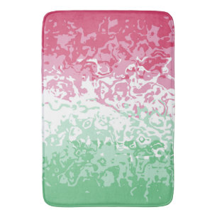 Tapis De Bain Drapeau de fierté abrosexuel abstrait groovy psych