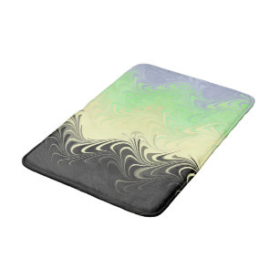Tapis De Bain Drapeau de fierté Cassgenre Abstrait Marbré Ondulé