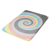Tapis De Bain Drapeau de fierté Demiflux Spirale Abstraite Tripa (Angle)
