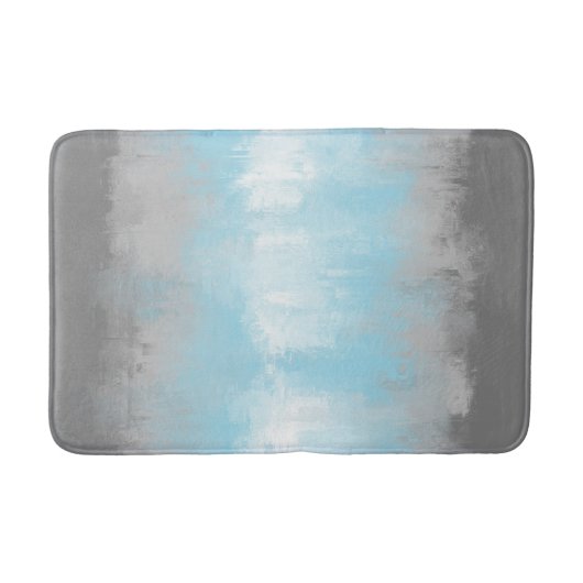 Tapis De Bain Drapeau de fierté demigarçon funky abstrait grunge (Devant)