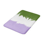 Tapis De Bain Drapeau de fierté Genderqueer abstrait ZigZag piqu (Angle)