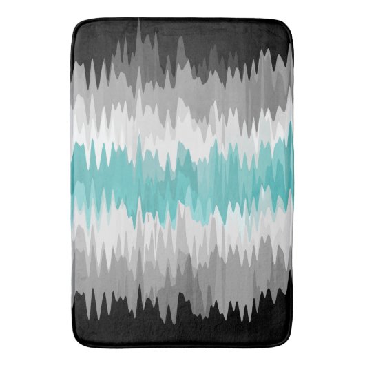 Tapis De Bain Drapeau de fierté Libramasculin Bohème Funky Ondul (devant Vertical)