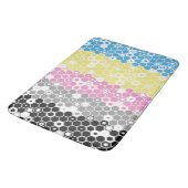 Tapis De Bain Drapeau de fierté polygender abstrait géométrique (Angle)
