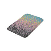 Tapis De Bain Drapeau de fierté polygender pixelisé funky tripan (Angle)