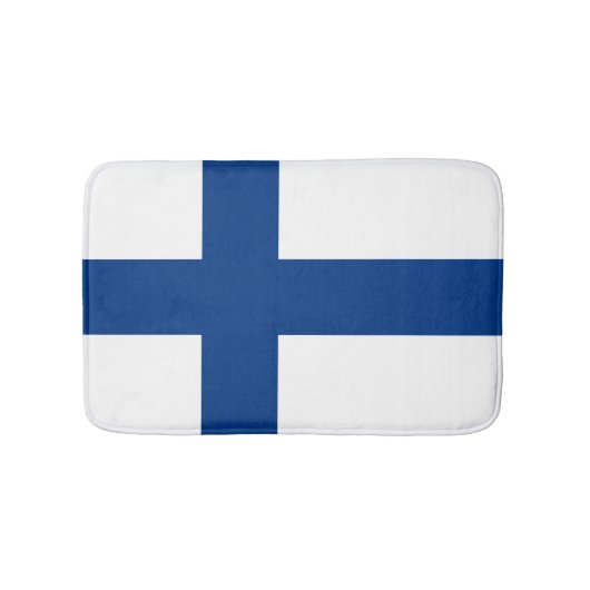 Tapis De Bain Drapeau de Finlande (Devant)