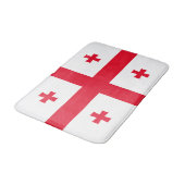 Tapis De Bain Drapeau de Géorgie (Angle)