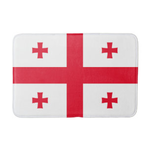 Tapis De Bain Drapeau de Géorgie