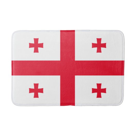 Tapis De Bain Drapeau de Géorgie (Devant)