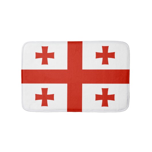 Tapis De Bain Drapeau de Géorgie (Devant)