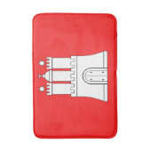 Tapis De Bain Drapeau de Hambourg (Devant (Vertical))