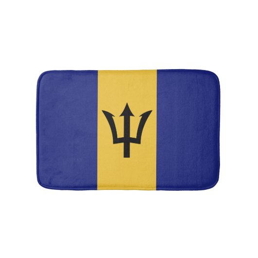 Tapis De Bain Drapeau de la Barbade (Devant)