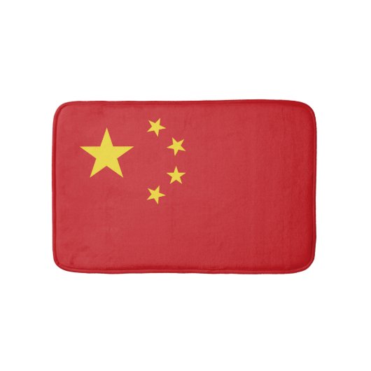 Tapis De Bain Drapeau de la Chine (Devant)