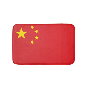 Tapis De Bain Drapeau de la Chine