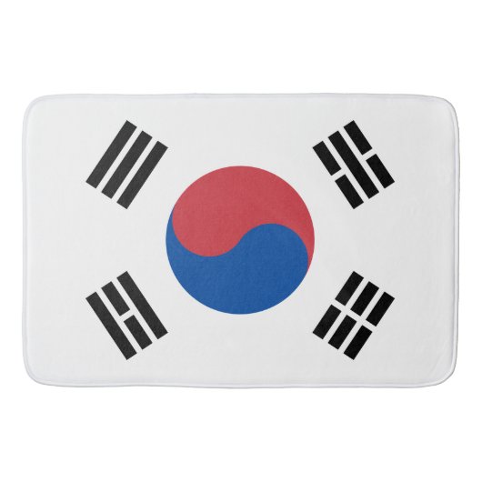 Tapis De Bain Drapeau de la Corée du Sud (ROK) (Devant)