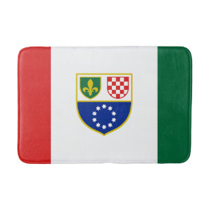 Tapis De Bain Drapeau de la Fédération de Bosnie-Herzégovine