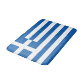 Tapis De Bain Drapeau de la Grèce (Angle)