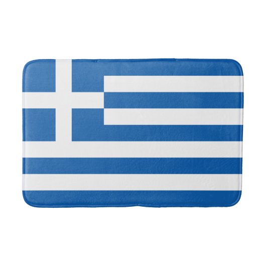 Tapis De Bain Drapeau de la Grèce (Devant)