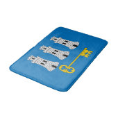 Tapis De Bain Drapeau de La Havane, Cuba Bath Mat (Angle)