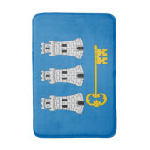 Tapis De Bain Drapeau de La Havane, Cuba Bath Mat (Devant (Vertical))