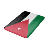 Tapis De Bain Drapeau de la Jordanie (Angle)