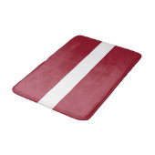 Tapis De Bain Drapeau de la Lettonie (Angle)
