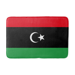 Tapis De Bain Drapeau de la Libye