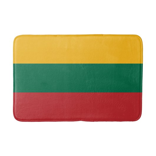 Tapis De Bain Drapeau de la Lituanie (Devant)