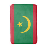 Tapis De Bain Drapeau de la Mauritanie (Devant (Vertical))