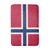 Tapis De Bain Drapeau de la Norvège (Devant (Vertical))