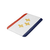 Tapis De Bain Drapeau de la Nouvelle-Orléans, Louisiane (Angle)