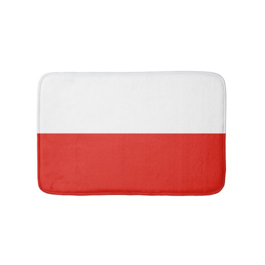 Tapis De Bain Drapeau de la Pologne (Devant)