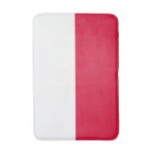 Tapis De Bain Drapeau de la Pologne (Devant (Vertical))