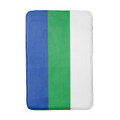 Tapis De Bain Drapeau de la République de Komi (Devant (Vertical))